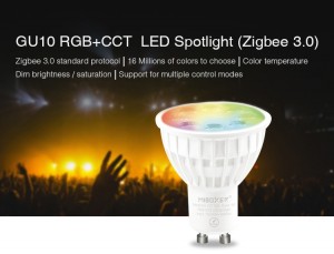 4W GU10 RGB+CCT LED Spotlight (Zigbee 3.0)