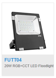 20W RGB+CCT floodlight. Miboxer kwaliteit