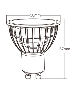 Zigbee 3.0 Miboxer GU10 RGB+CCT