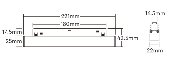 Afmetingen van  MG5-06N-ZL