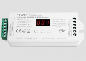 1-Channel Constant Voltage DMX512 & RDM Decoder