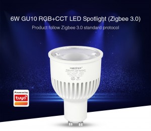 6W GU10 RGB+CCT LED Spotlight (Zigbee 3.0)