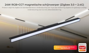 24W RGB+CCT magnetische verlichting (Zigbee 3.0 + 2.4G)