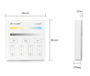 4-Zone CCT Adjust Smart Panel Remote Controller