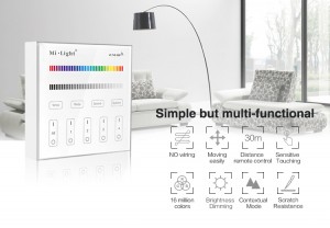 4-Zone RGB / RGBW Smart Panel Remote Controller