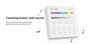 4-Zone RGB / RGBW Smart Panel Remote Controller