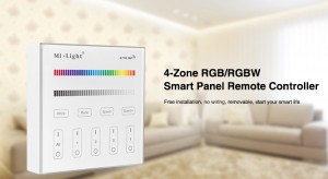 4-Zone RGB / RGBW Smart Panel Remote Controller