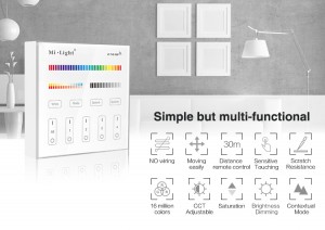 4-Zone RGB + CCT Smart Panel Remote Controller