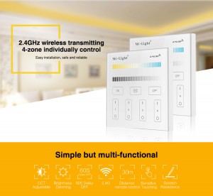 4-Zone CCT Stel Smart Panel Remote Controller