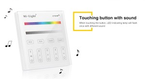 4-Zone RGB / RGBW Smart Panel Remote Controller