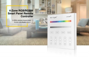 4-Zone RGB / RGBW Smart Panel Remote Controller