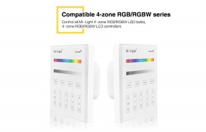 4-Zone RGB / RGBW Smart Panel Remote Controller