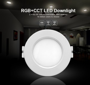 6W RBG + CCT LED Downlight
