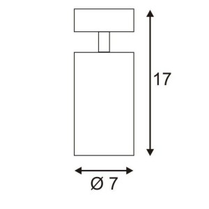 ASTO TUBE 2 - Wand- en Plafondarmatuur