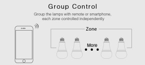 12W RGB + CCT LED-lamp